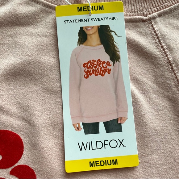 NWT WildFox “Coffee & Sunshine” Soft Sweatshirt - Picture 8 of 14